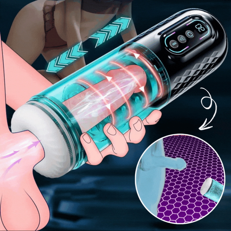 MaxToro™ Masturbatore Automatico | Vivi il massimo piacere senza bisogno di un partner!