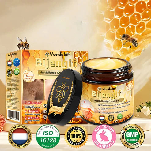 Gemaakt✨ en verzonden vanuit Nederland|✅ Officiële winkel Glamova® Herstellende Crème met Bijengif 🔥