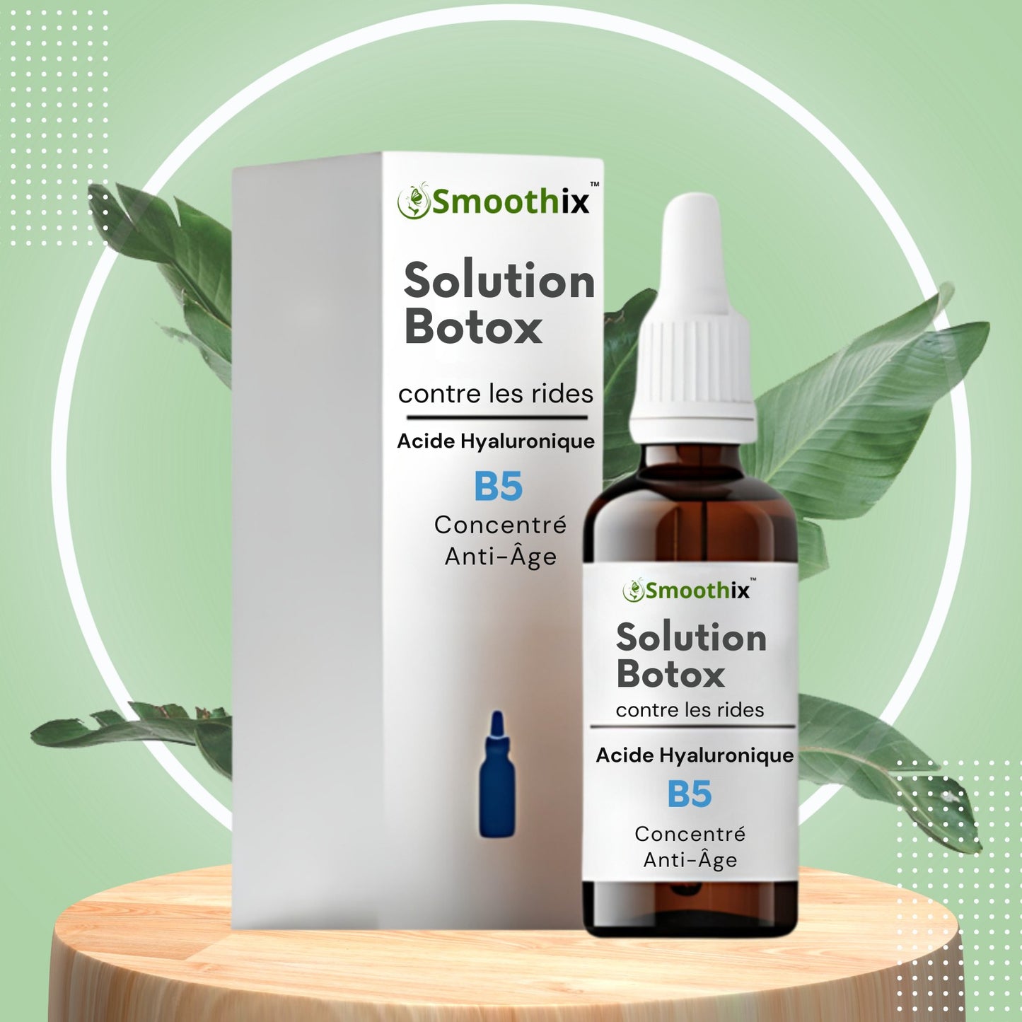 Smoothix™ Solution Botox | Réduit 98 % des rides et ridules en seulement 15 heures !