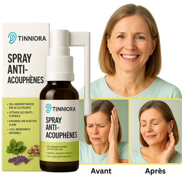 Spray Tinniora contre les acouphènes | Un soulagement perceptible en seulement 7 jours