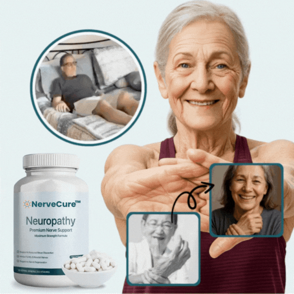 NerveCure™ | Soutien nerveux | Stoppez les brûlures et l’engourdissement nerveux en seulement 3 jours